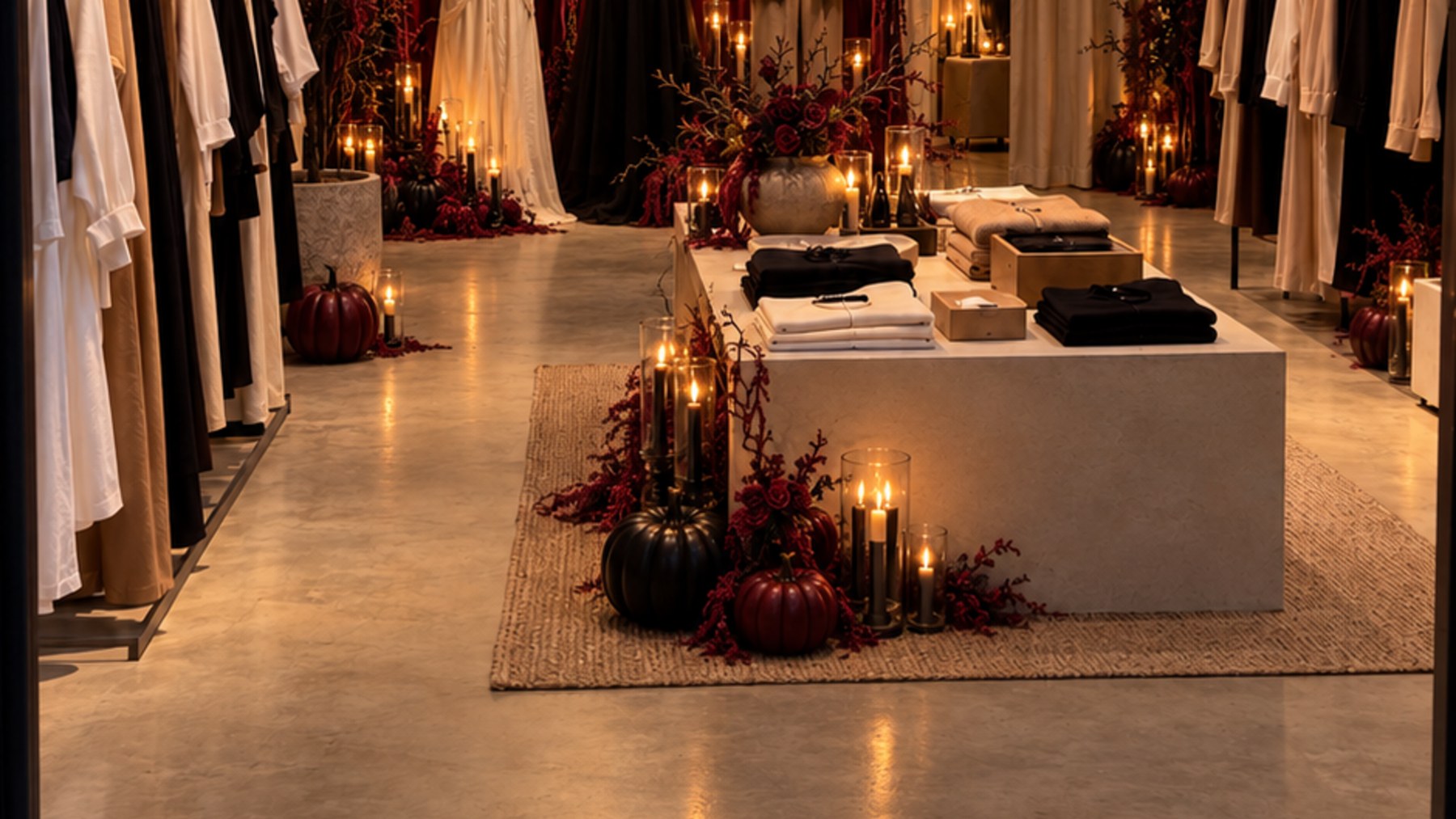 Seasonal boutique display